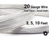 20 Gauge Sterling Silver Round Half Hard or Dead Soft Wire